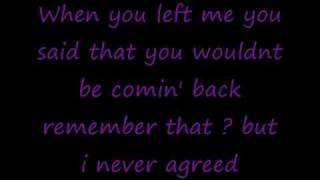 I Told You So-Jesse McCartney (lyrics)