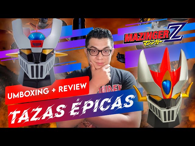 Vídeo relacionado con newseny Mazinger Z taza regalo con logo del legendario robot gigante MazingerZ | Cerámica 355ml (Regalo Mazinger Z) (Mazinger Z Blanca)