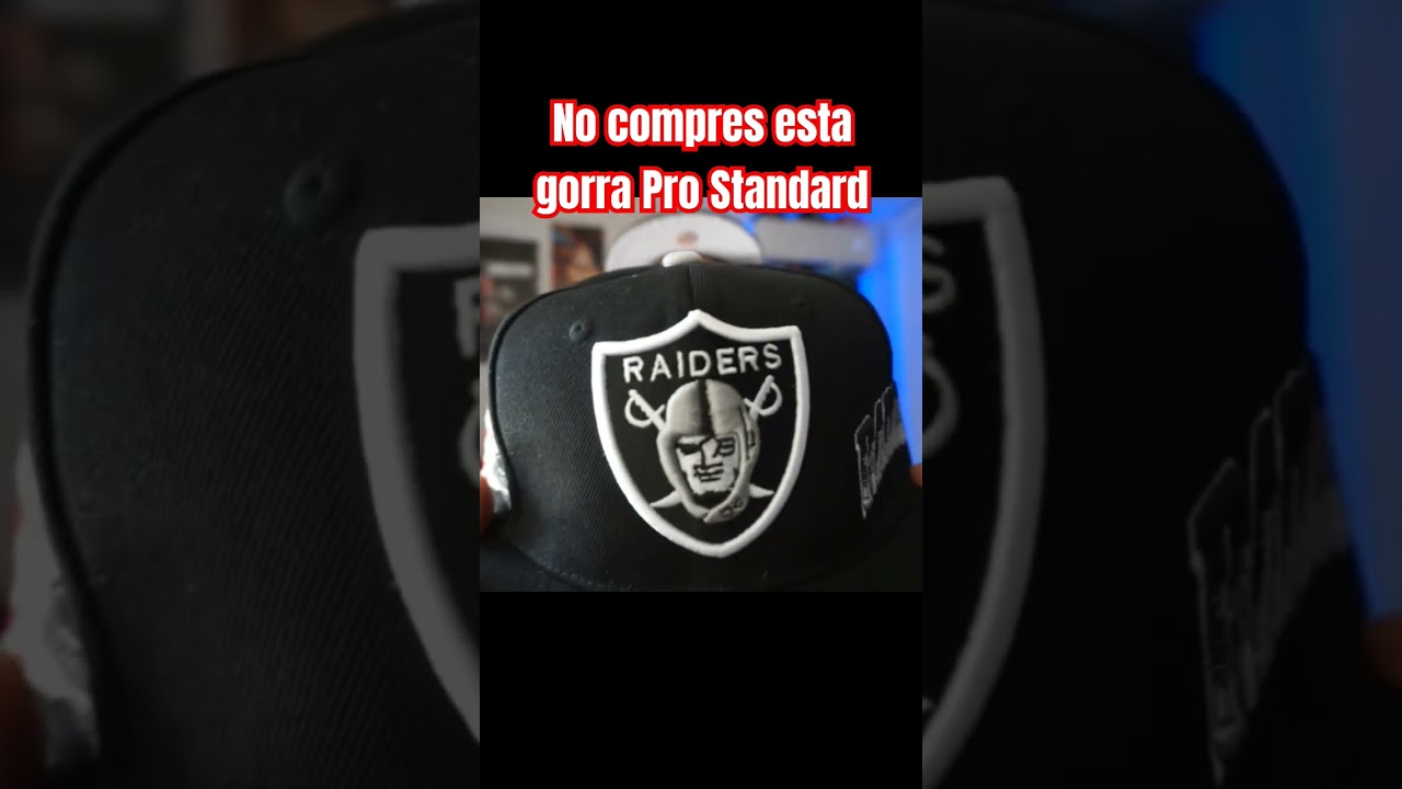 No compres está gorra de NFL que dice que es Pro Standard, te llega una calidad estándar.