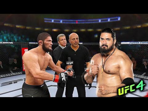 UFC4 | Khabib Nurmagomedov vs. Mahabali Shera (EA sports UFC 4)