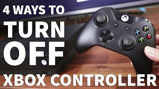How to Turn Off Xbox Controller - 4 Ways to Turn Off Xbox One Controller - Power Off Xbox Controller