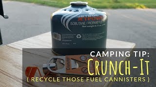 ⛺ Camping Tip - Recycle those Fuel Cannisters! ♻️