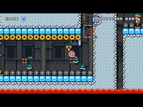 [SMM2] SolraKaizo: ice and fire Castle by Solrak