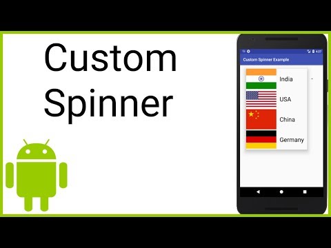 Custom Spinner Android Studio Tutorial