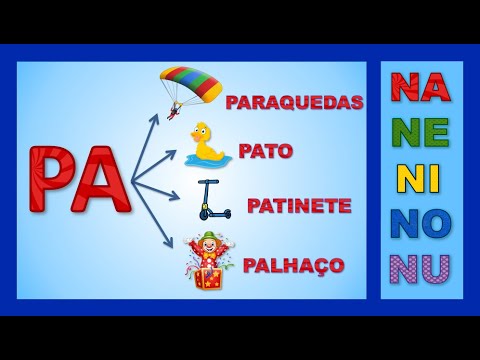 Família Silábica da Letra P || Alfabetização || Adivinhas, leitura e imagens || PA PE PI PO PU ||