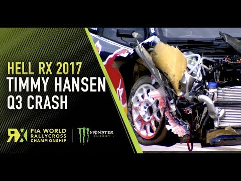 Hell RX | Timmy Hansen Q3 Crash | World Rallycross Norway 2017