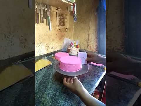 Strawberry cake by yathish gowda