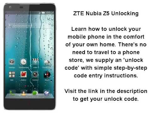 Unlock ZTE Nubia Z5 - SIM Network Unlock PIN