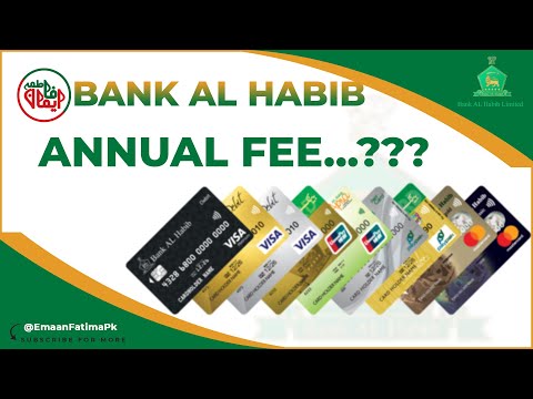 Bank Al Habib Debit Cards Annual Fee | Bank AL Habib Debit Card charges 2024