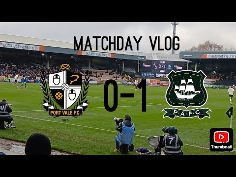 TOLAJ RETURNS AND SCORES! port vale v plymouth argyle matchday vlog 