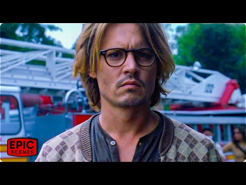 A House Burns Down… and Johnny Depp Looks Very Guilty | SECRET WINDOW (Horror Clip)