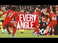 EVERY ANGLE | Alexander-Arnold Assist, Salah Goal | Liverpool 1-1 Arsenal