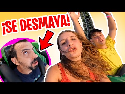Mi HIJA me SUBE a la peor ATRACCIÓN del MUNDO y se lía buena en el parque acuático