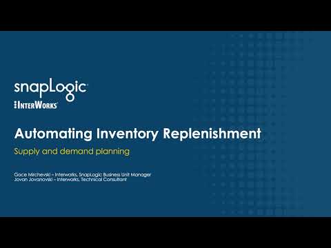 Automating an Inventory Replenishment Process with SnapLogic