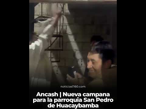 ¡Llegó desde Italia la nueva campana de Huacaybamba! 🔔