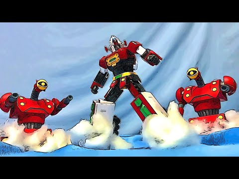 Daimos vs Zubanzer Force | Tōshō Daimos Stop Motion | LJPL Animation