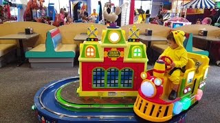 Pikachu Rides Choo Choo Train Chuck E Cheese