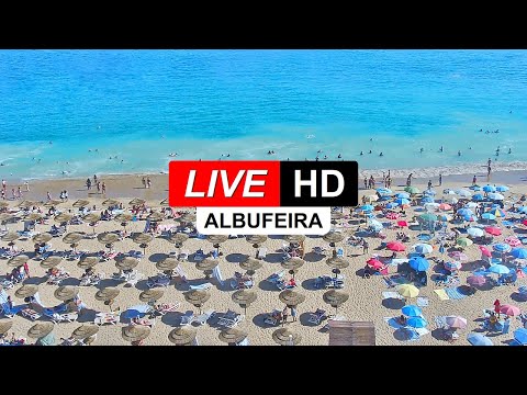 Live Webcam Albufeira Beach 🏖️ Hotel Sol e Mar ☀️ Albufeira ☀️ Algarve ☀️ Portugal 🌎 🅻🅸🆅🅴