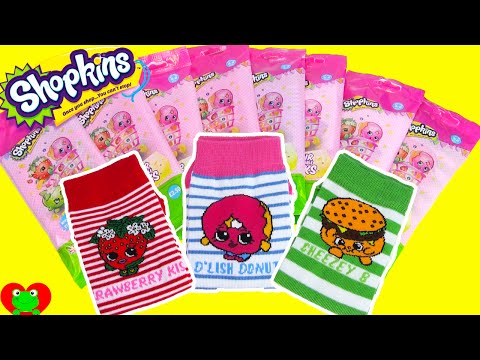 Shopkins Socks in Blind Bags Video