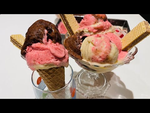 No Cream Natural Ice Cream Recipe By Rukhsana | Neapolitan Ice cream | Summer Recipe