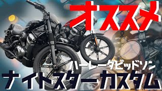 【ハーレーナイトスターカスタム】2022モデル