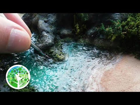 Making a beautiful coastal diorama: The Cove