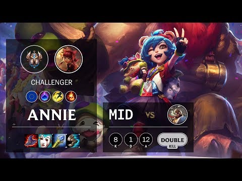 Annie Mid vs Corki - EUW Challenger Patch 10.11