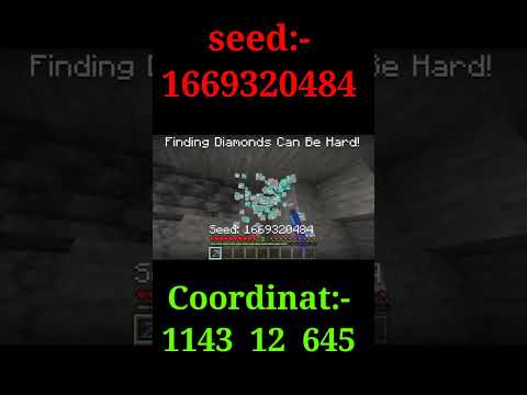 Unlimited Diamonds in Minecraft Bedrock! Insane Seed #6