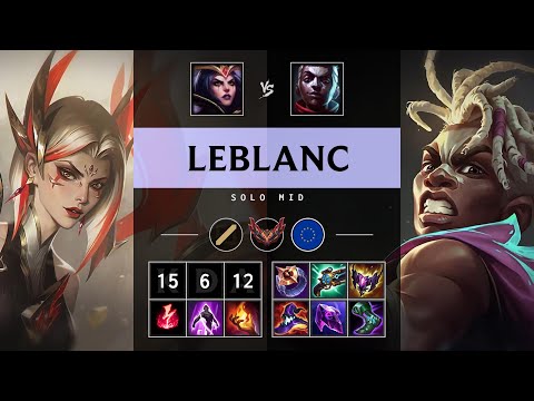 LeBlanc Mid vs Ekko - EUW Grandmaster Patch 25.S1.3