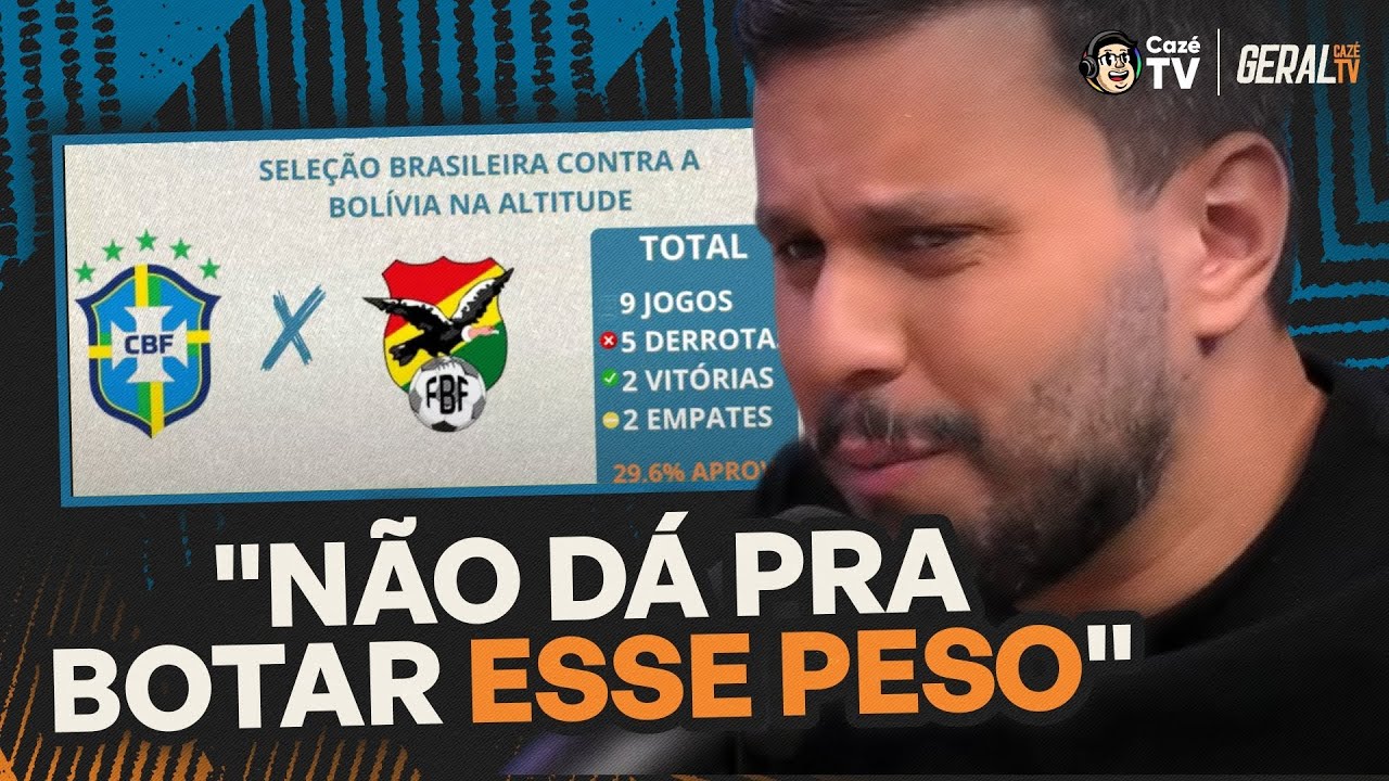 O BRASIL DE ANCELOTTI TEM A OBRIGAÇÃO DE VENCER A BOLÍVIA NA ALTITUDE | CORTES GERAL CAZÉTV