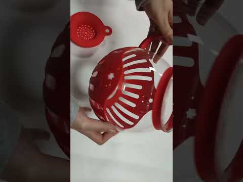 Glass Popcorn popper