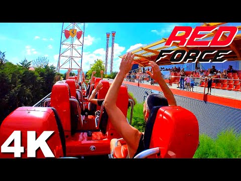 Red Force [On-Ride 4K POV] - Ferrari Land