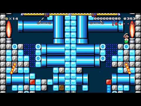 鏡の塔の妖しい輝き - Glitter of Mirror by マガトロ - Super Mario Maker 2 - No Commentary 1ca