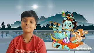 Little Krishna:- Janmashtami and Vyasa eating butter