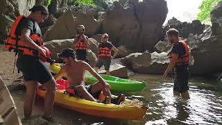preview picture of video '#VD_O Kayaking 8-10 hours Inside the Xebangfai River Cave till the End.'