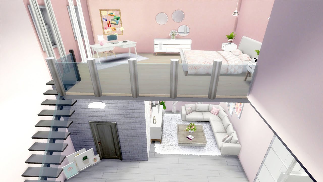 <h1 class=title>The Sims 4 - Girly Loft | Speed Build | Loft Building</h1>