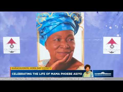 FUNERAL SERVICE OF THE LATE PHOEBE ASIYO.