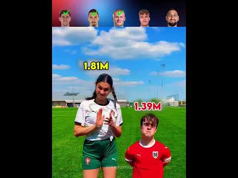 Celine Height Challenge📏⚽️.