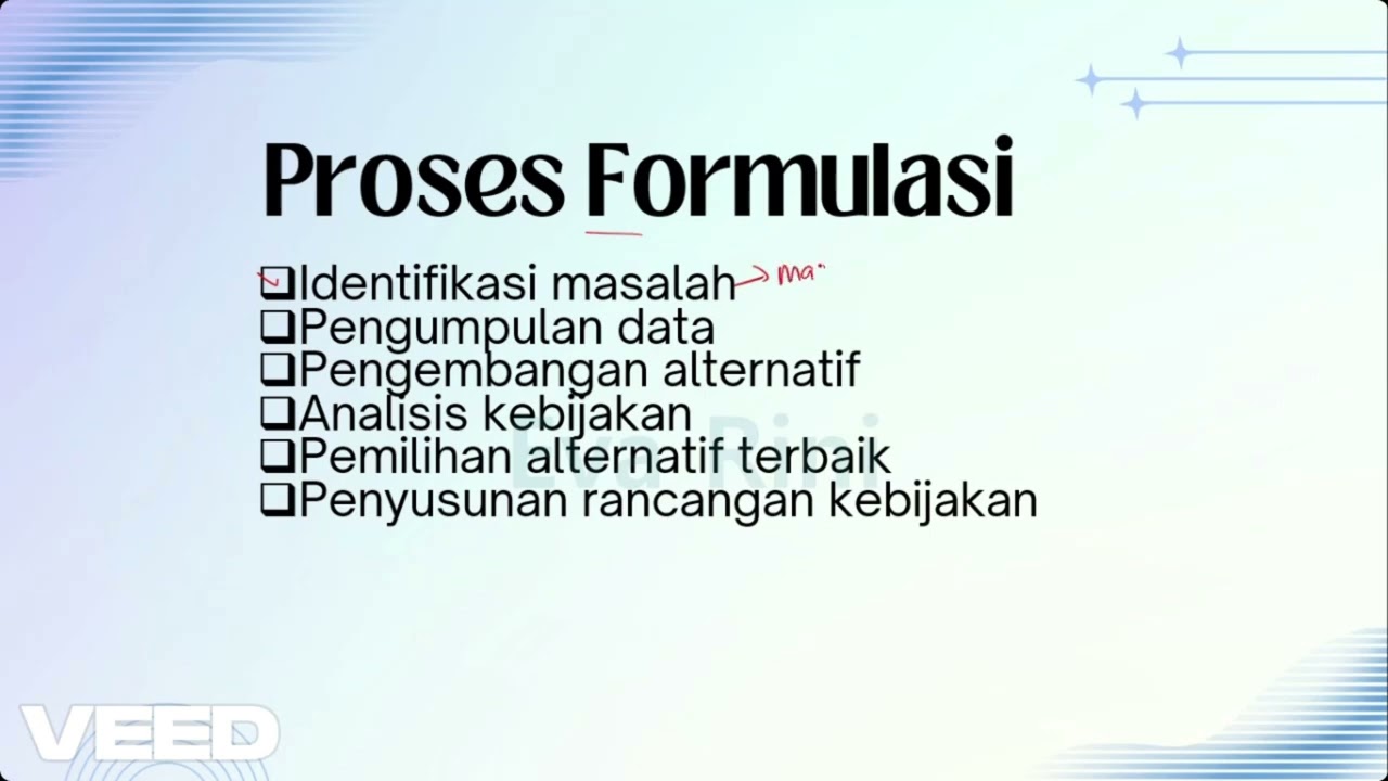 5. Perumusan Kebijakan Pendidikan | PGSD Untad