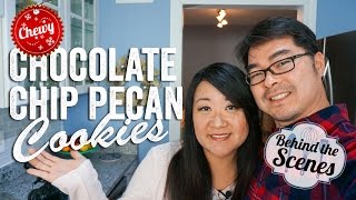 Chewy Chocolate Chip Pecan Cookies - Behind the Scenes (12/20/14) | Chef Julie Yoon