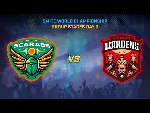 SMITE WORLD CHAMPIONSHIP: Group Stages Day 3 - Solar Scarabs Vs Kaolin Wardens