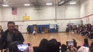 Mic drop BTS 学校にて 2