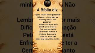 Bíblia #deus #biblia #fe #jesus #mensagensdivinas #versiculododia #louvor #testemunho #deusnocomando