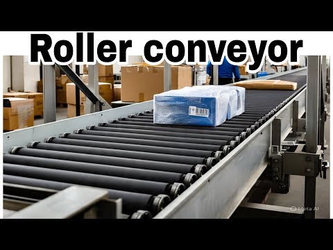 Trasportatore a rulli in azione | Automazione industriale