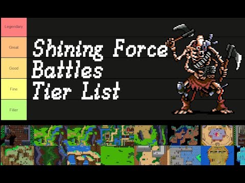 Shining Force 1 - All Battles - Tier List (Spoilers)