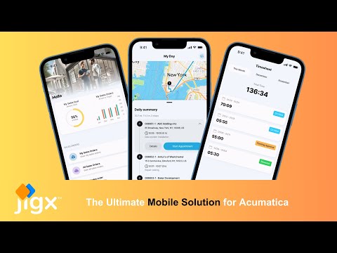 Aperçu de l'application Jigx Frontline
