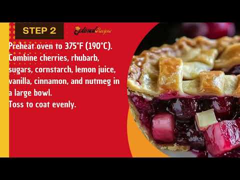 Homemade Cherry Rhubarb Pie – Easy & Delicious Recipe