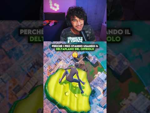 Why do Fortnite Pros use the Cucumber Hang Glider? - Fortnite ITA #fortnite #viral #shorts