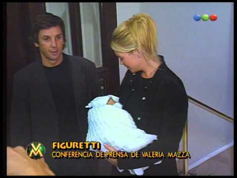 Figuertti en la presentacion del hijo de Vale Mazza- Videomatch