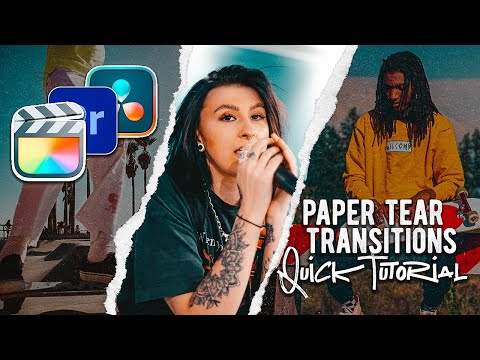 PAPER TEAR TRANSITION // EASY FINAL CUT PRO TUTORIAL